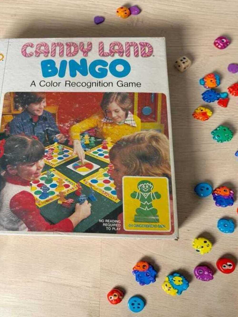 Vintage Candy Land, 1978 Milton Bradley Toy, Color Board Game